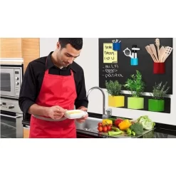 KalaMitica Kunststoffgefäß Mit Magnet Zylinder Ø 10 Cm Gelb -Schwingen Sie Ihre Topfpflanzen. itica anwendungsbeispiel 1 1