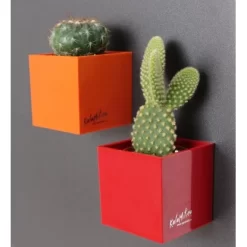 KalaMitica Kunststoffgefäß Mit Magnet Zylinder Ø 10 Cm Gelb -Schwingen Sie Ihre Topfpflanzen. itica anwendungsbeispiel 3 1