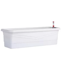 Ebertsankey Bewässerungs-Pflanzkasten Flora Premium 80 Cm Weiß