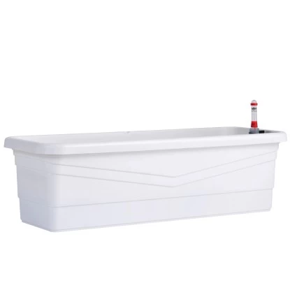Ebertsankey Bewässerungs-Pflanzkasten Flora Premium 80 Cm Weiß 1 Ebertsankey Bewässerungs-Pflanzkasten Flora Premium 80 Cm Weiß